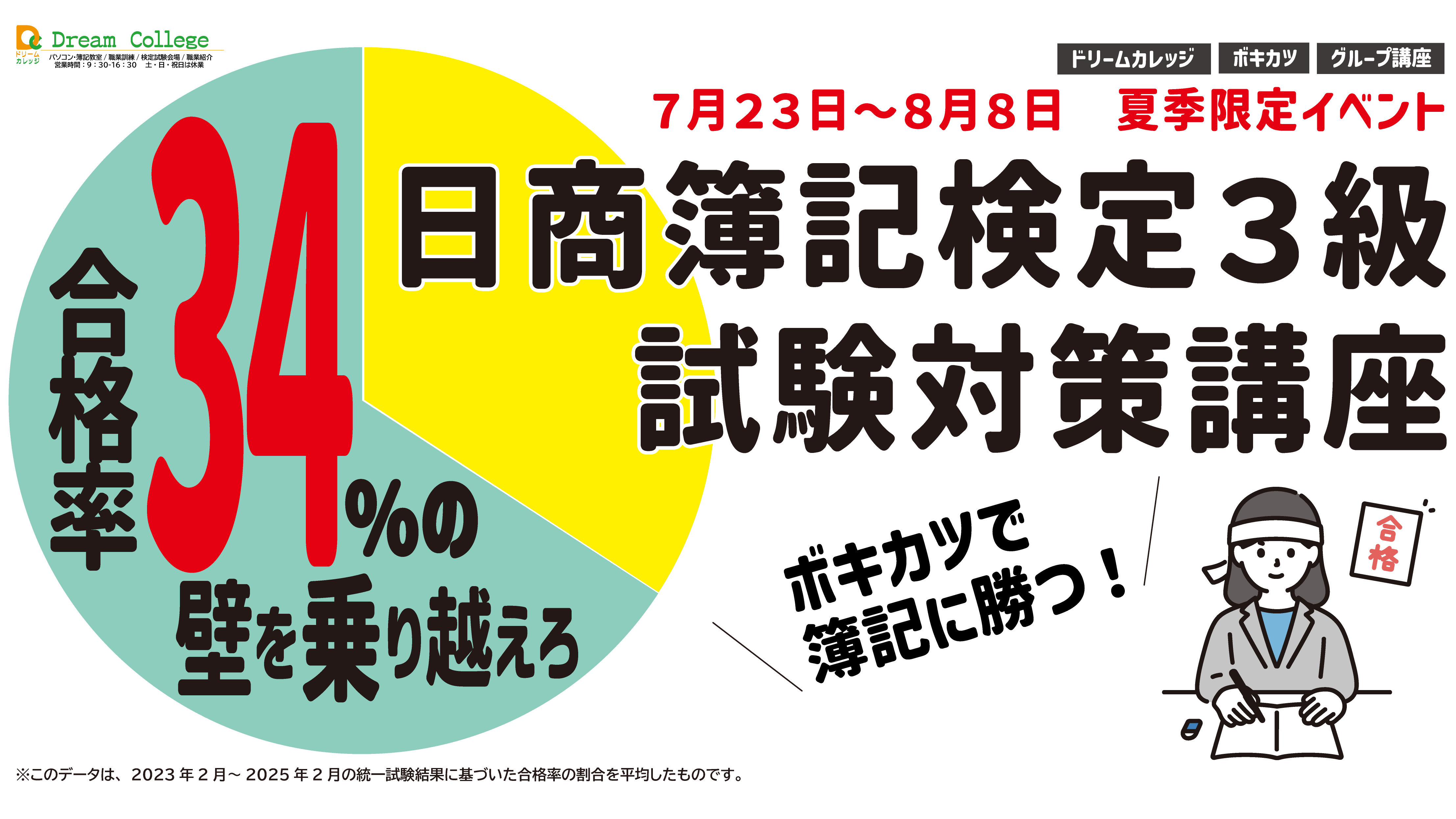 日商簿記検定3級試験対策講座