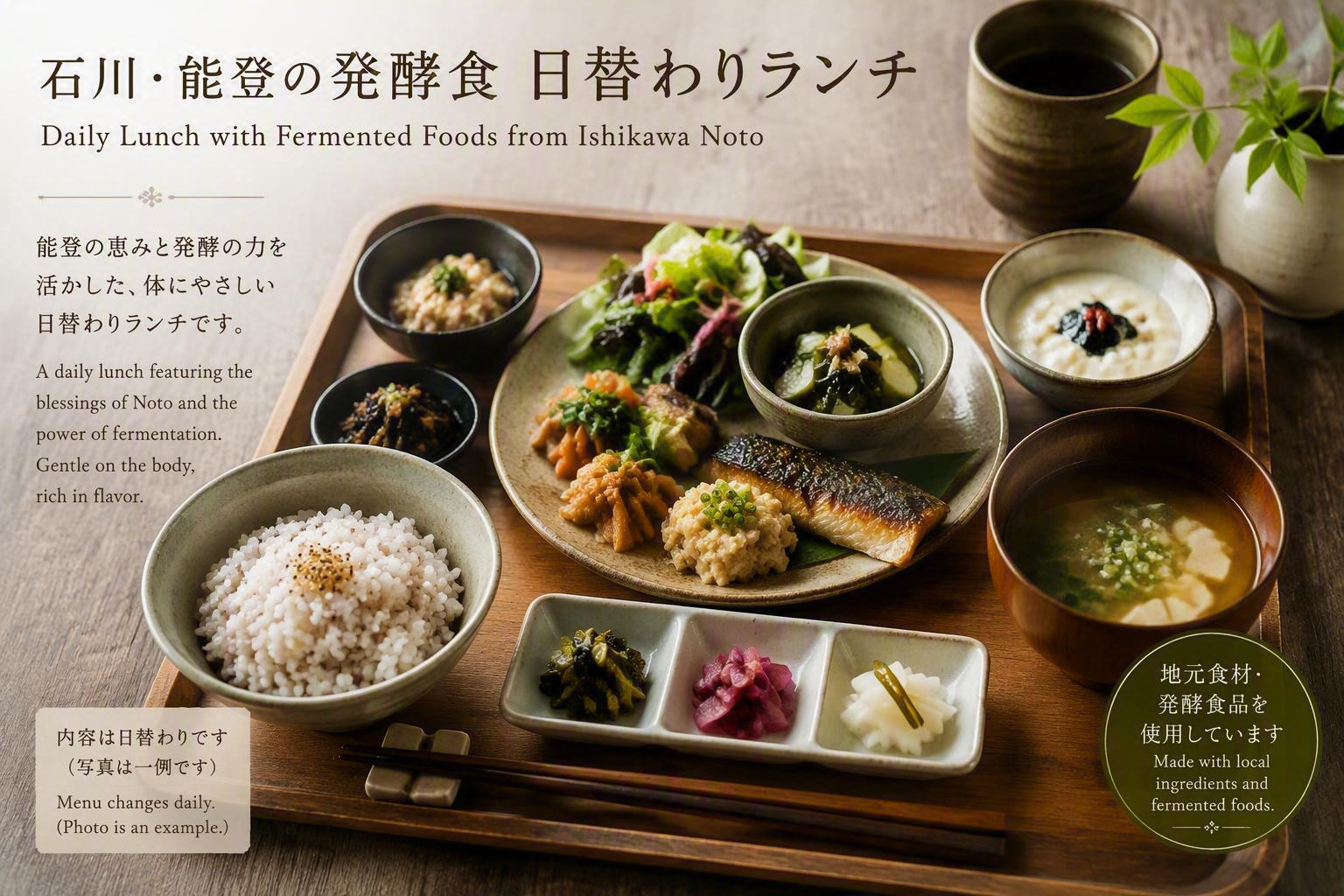 発酵日替わりランチ
