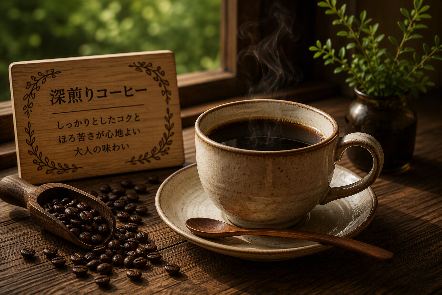 深煎りコーヒー